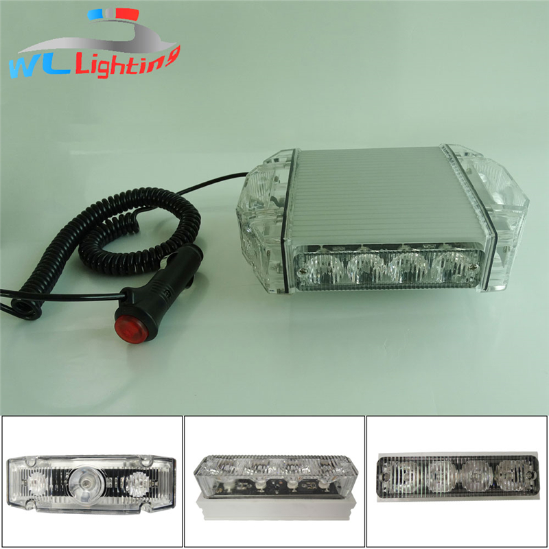 LED mini suuritehoinen varoitusvalopalkki 12V 24V hätäpinta-asennusvalo ambulanssille / poliisille / kuorma-autoille